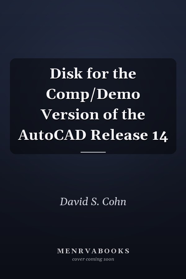 Disk for the Comp/Demo Version of the AutoCAD Release 14