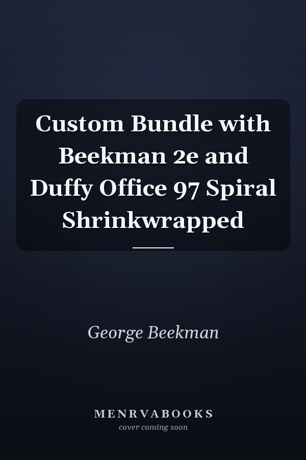 Custom Bundle with Beekman 2e and Duffy Office 97