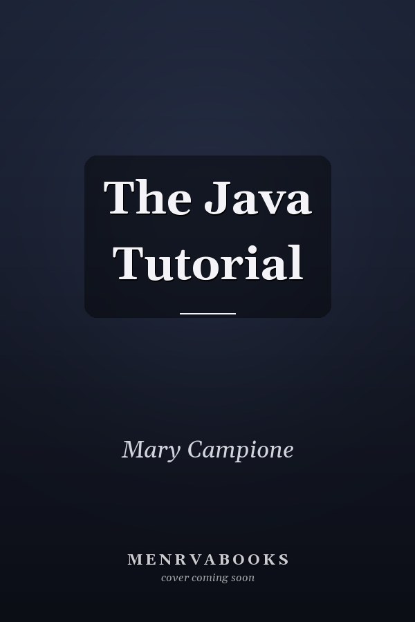 The Java Tutorial
