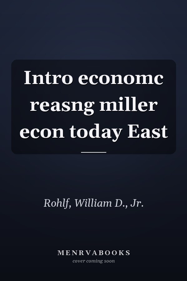 Introduction to Economic Reasoning