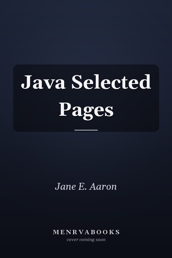 Java Selected Pages