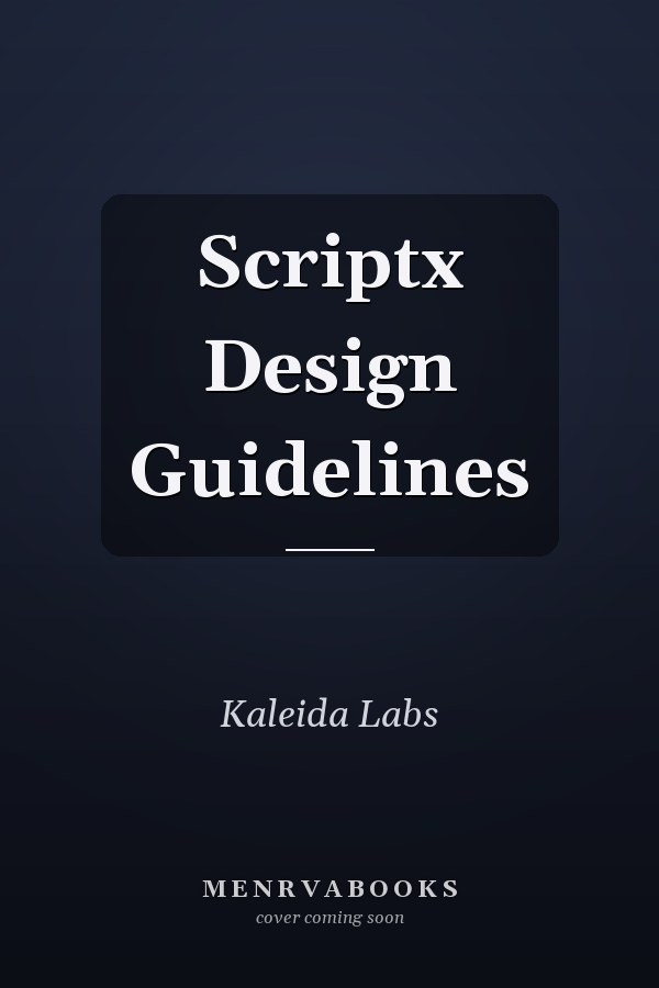 Scriptx Design Guidelines