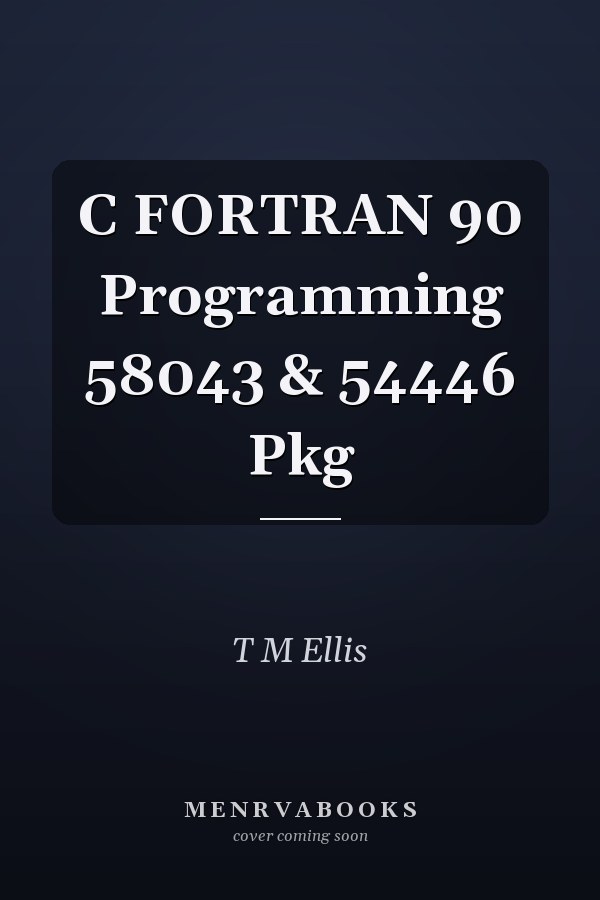 Fortran 90 Programming