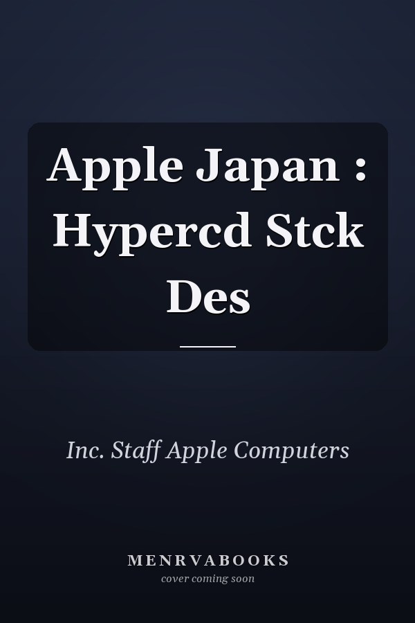 Apple Japan: HyperCard Stack Design