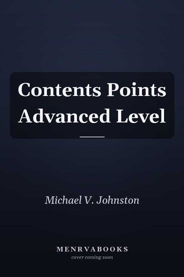 Contents Points: Advanced Level