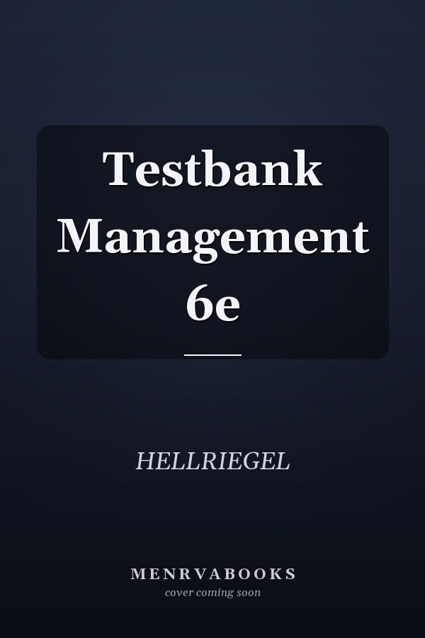 Management: Testbank