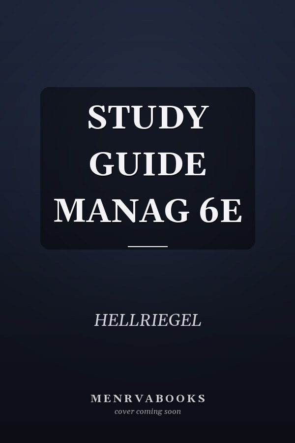 Study Guide: Management, 6th Edition