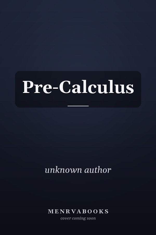 Pre-Calculus