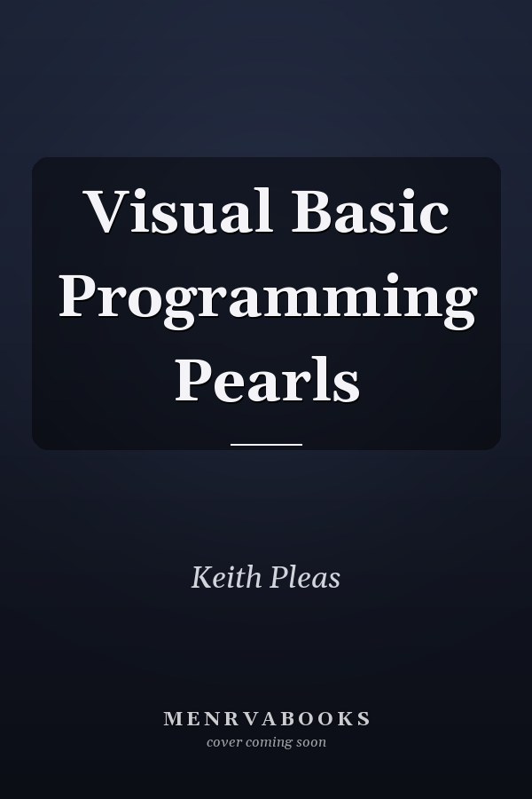 Visual Basic Programming Pearls