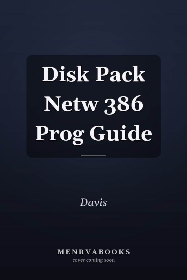 Disk Pack Network 386 Programming Guide