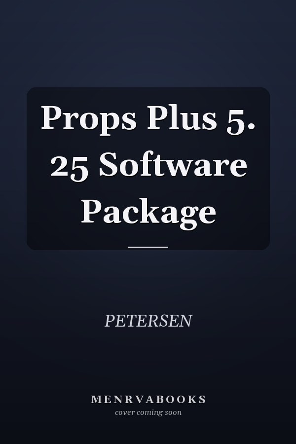 Props Plus 5.25 Software Package