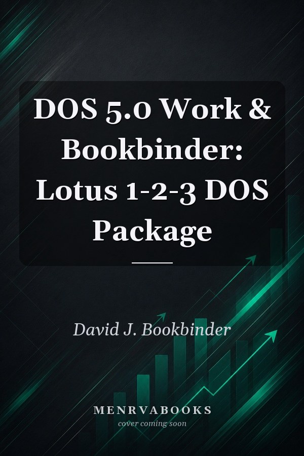 DOS 5.0 Work & Bookbinder: Lotus 1-2-3 DOS Package