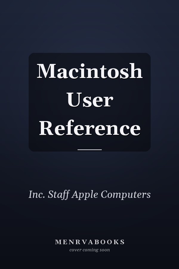 Macintosh User Reference