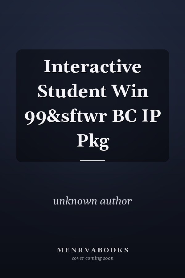 Interactive Student Windows 99 Software Basic Configuration IP Package