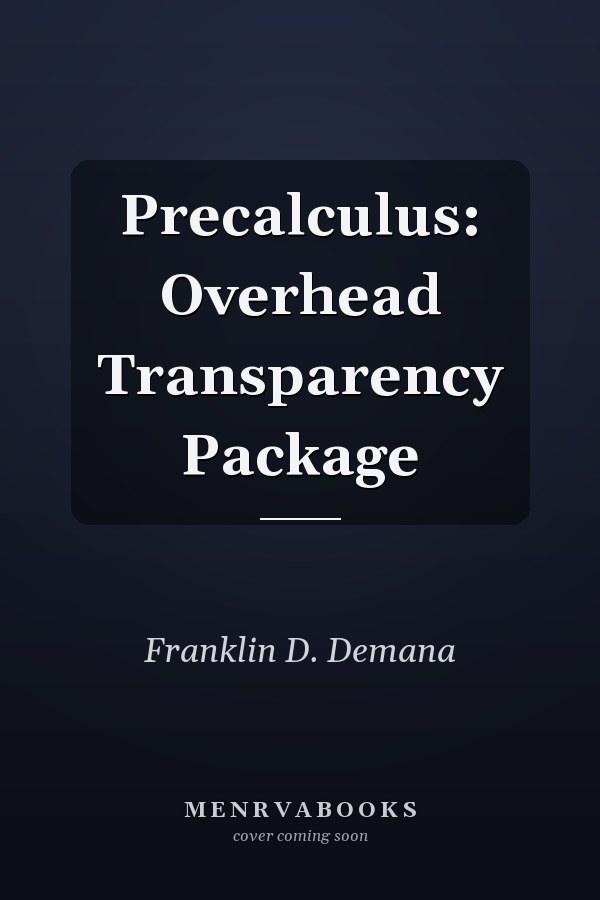 Precalculus: Overhead Transparency Package