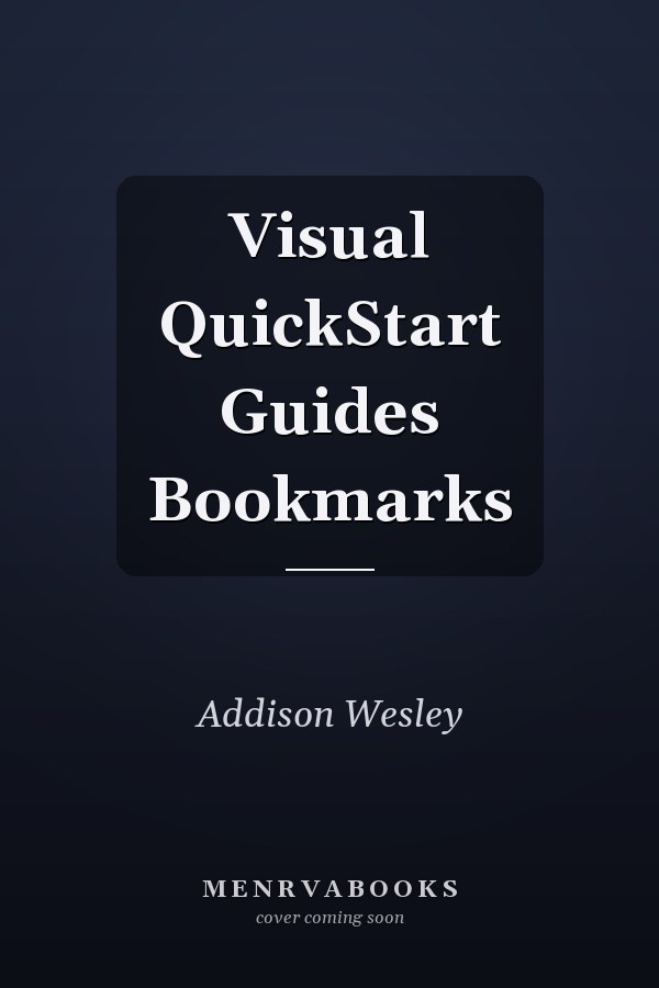 Visual QuickStart Guides: Bookmarks