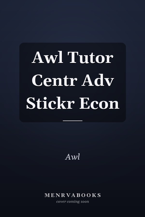 Awl Tutor Centr Adv Stickr Econ