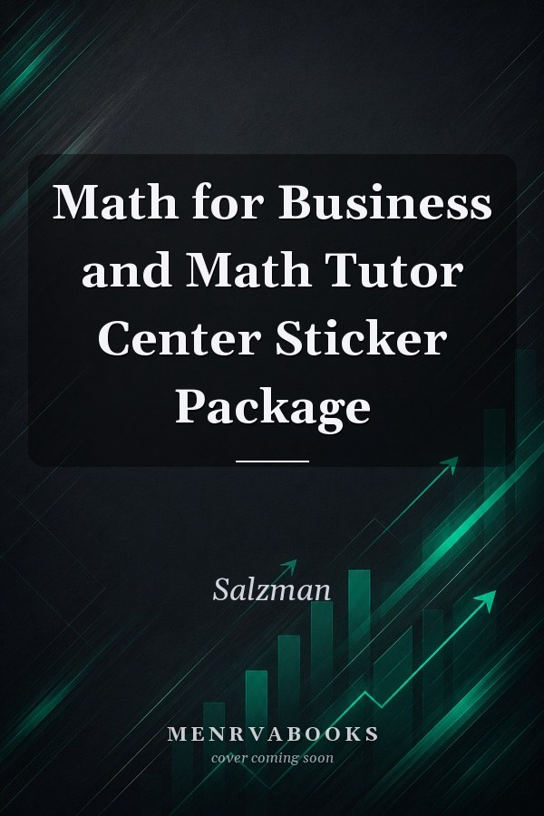 Math for Business and Math Tutor Center Sticker Package