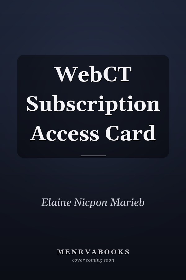 WebCT Subscription Access Card