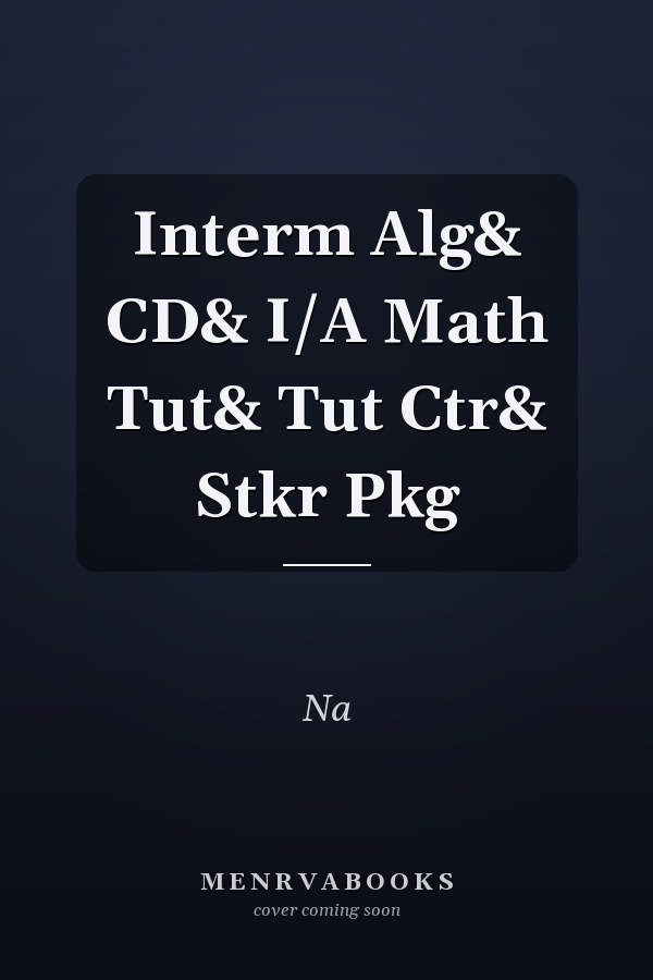Intermediate Algebra: CD, I/A Math Tutor, Tutoring Center, and Sticker Package