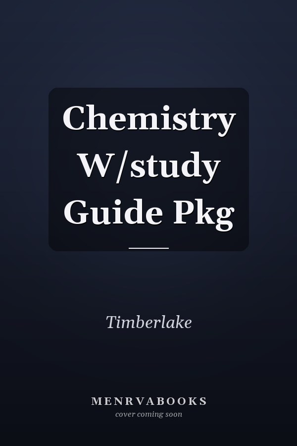 Chemistry with Study Guide Package