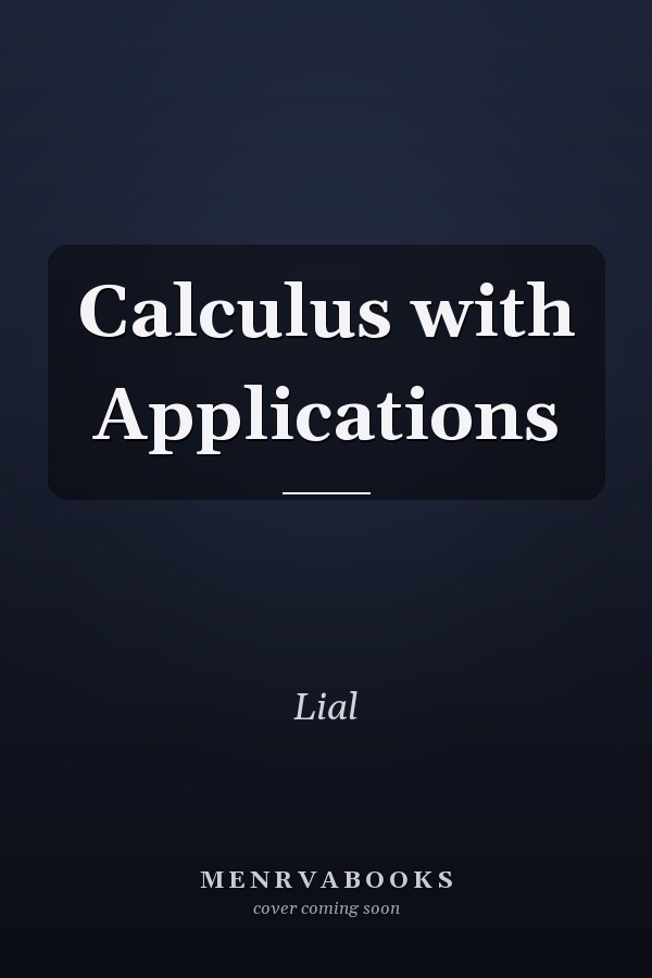 Calculus with Applications