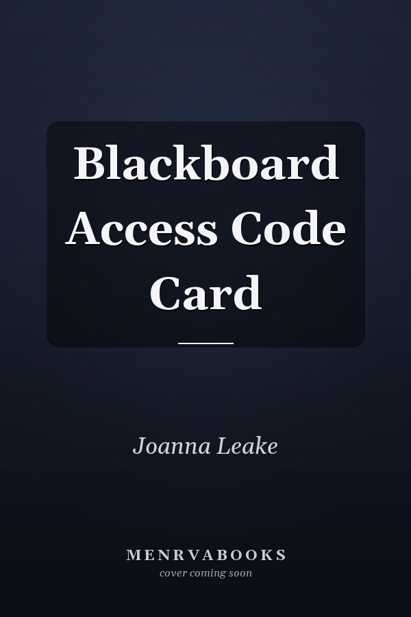 Blackboard Access Code Card