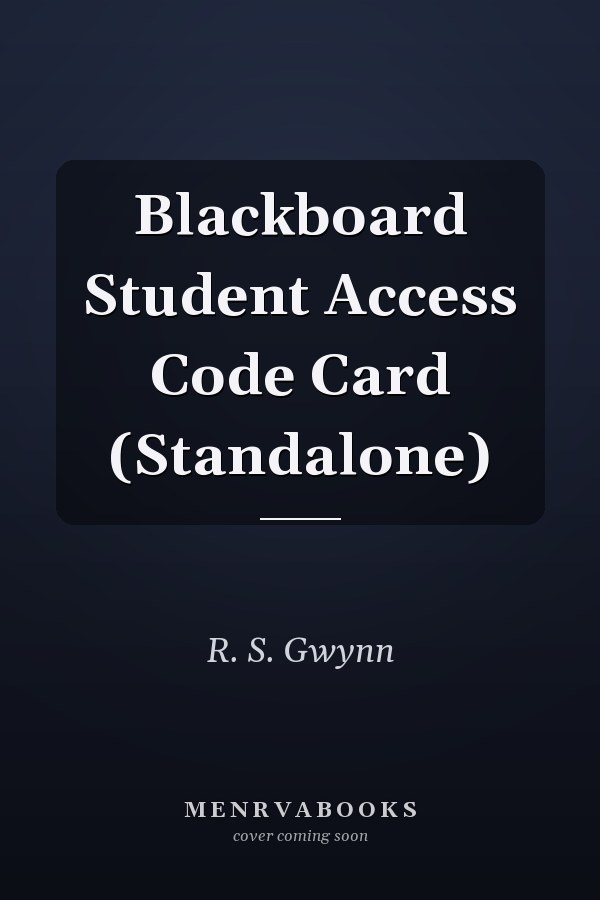 Blackboard Student Access Code Card (Standalone)