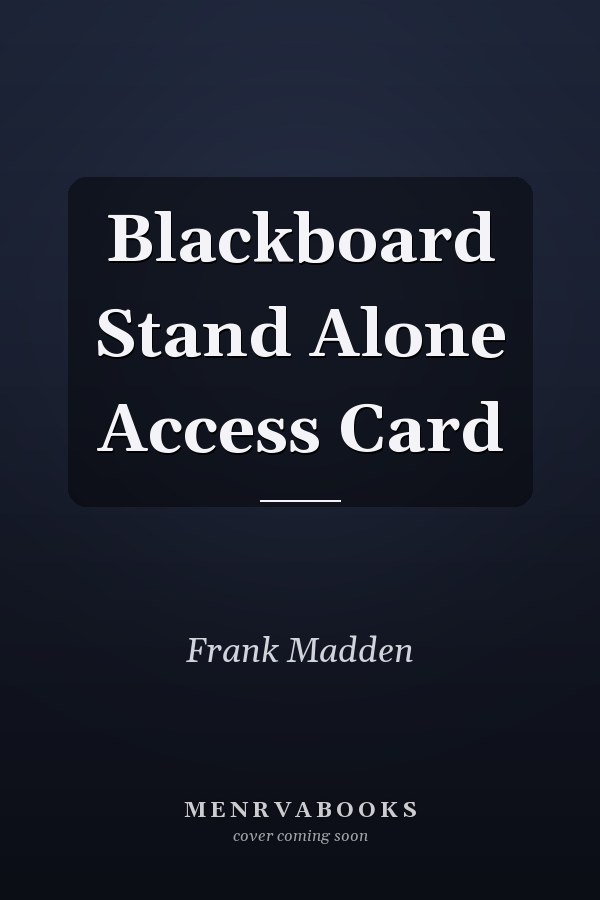 Blackboard Stand Alone Access Card