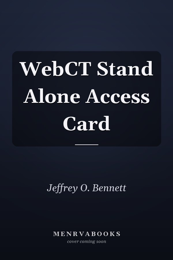 WebCT Stand Alone Access Card