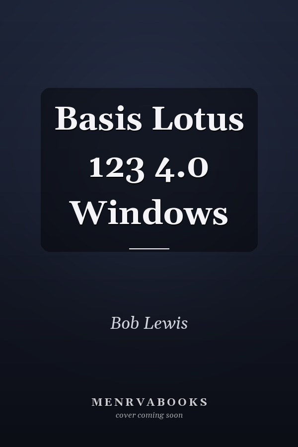 Basis Lotus 1-2-3 4.0 Windows