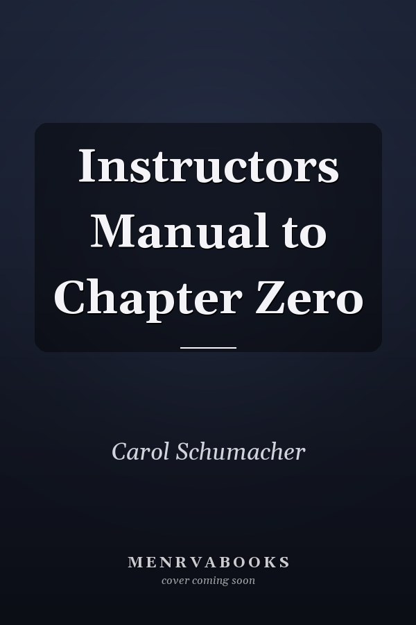 Instructor's Manual to Chapter Zero