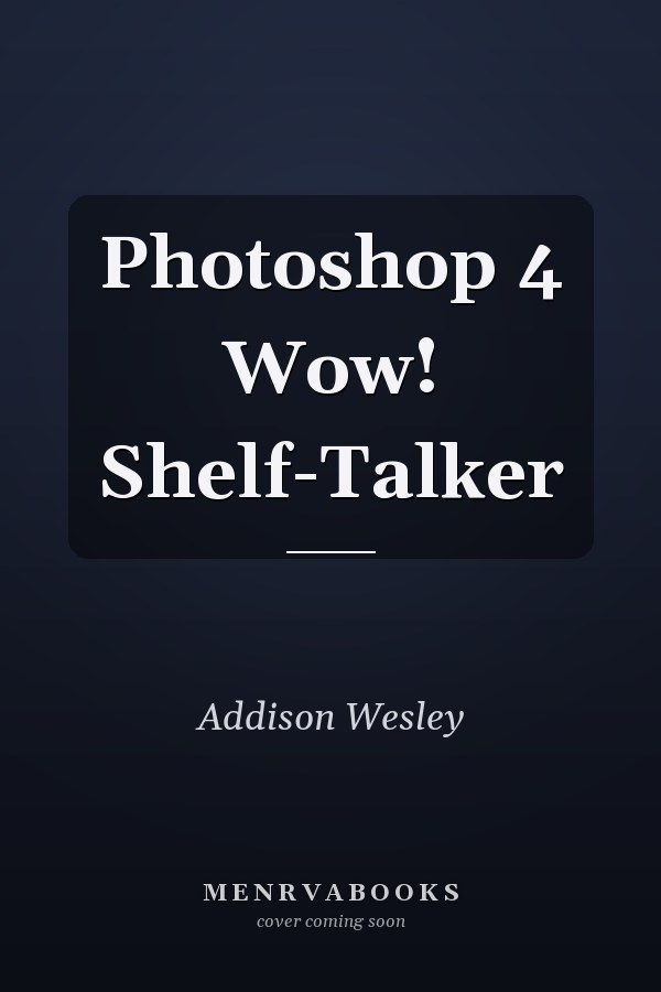 Photoshop 4 Wow! Shelf-Talker