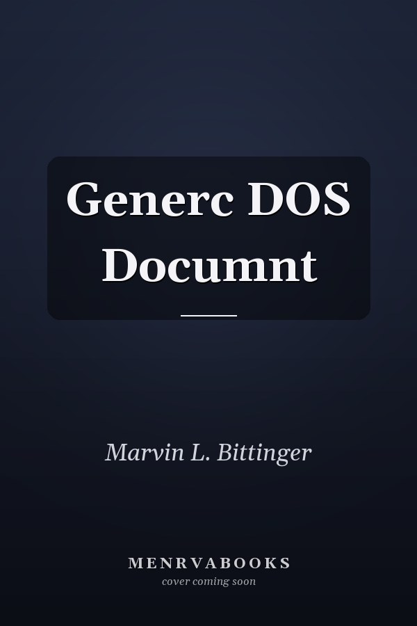 Generic DOS Document