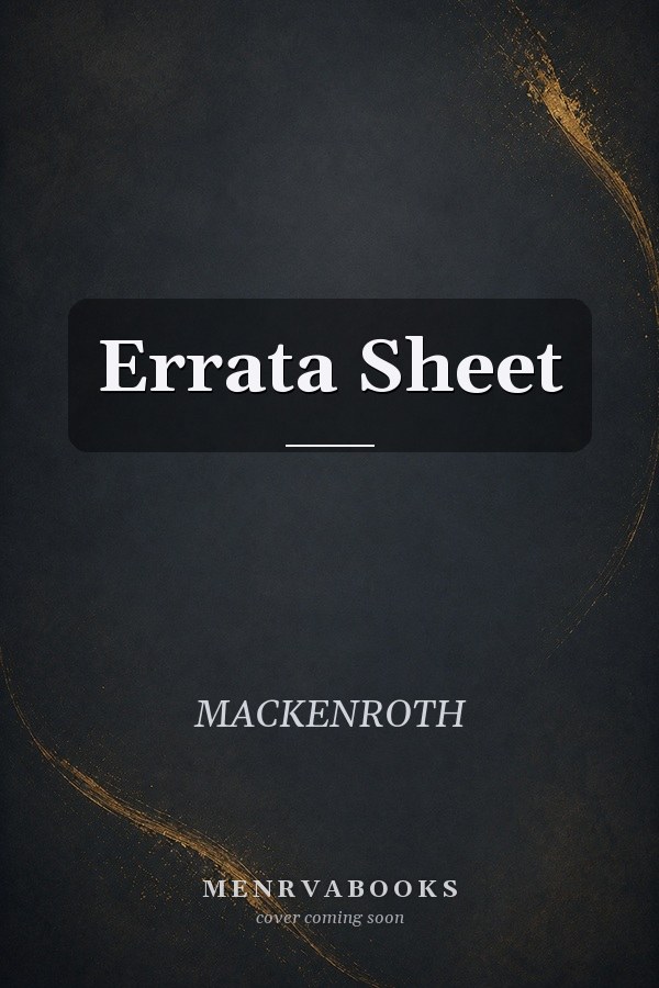 Errata Sheet