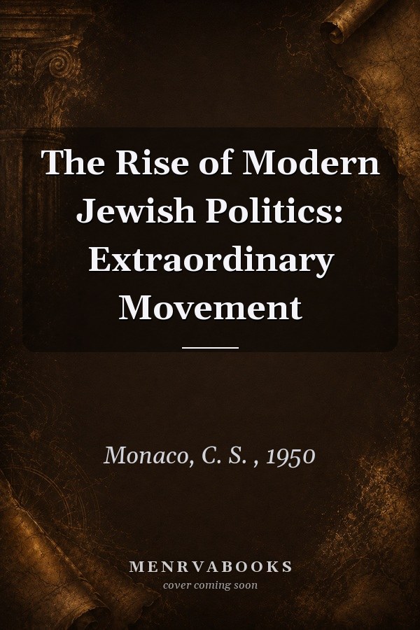 The Rise of Modern Jewish Politics: Extraordinary Movement