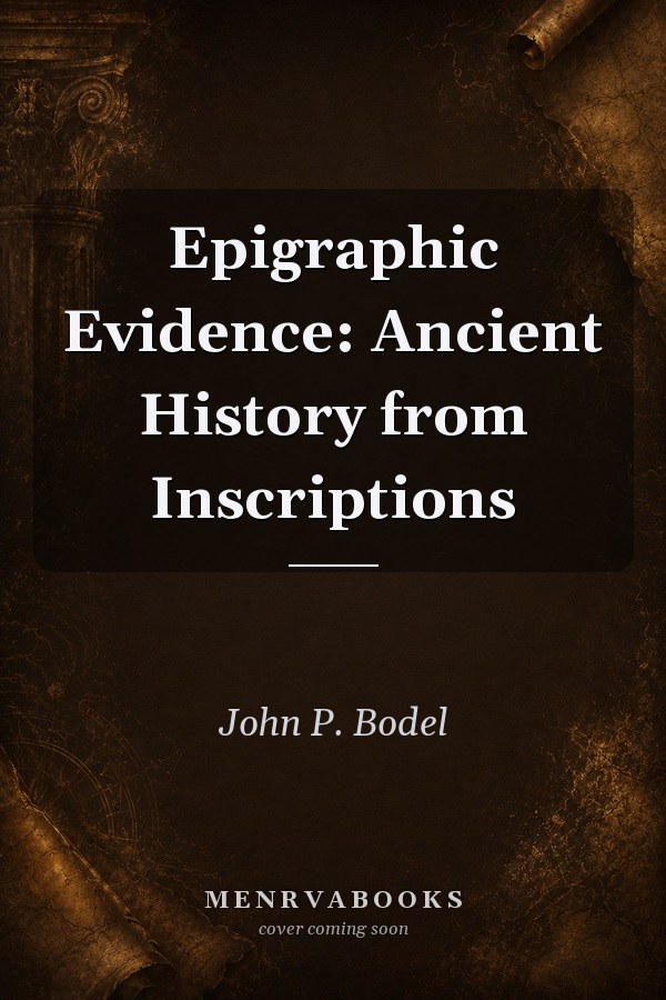 Epigraphic Evidence: Ancient History from Inscriptions