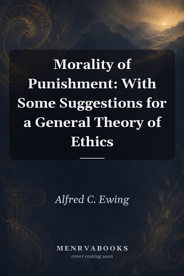 Morality of Punishment: With Some Suggestions for a General Theory of Ethics