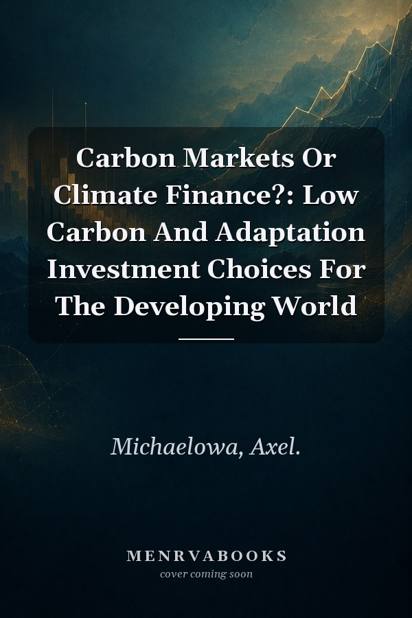 Carbon Markets Or Climate Finance?: Low Carbon And Adaptation Investment Choices For The Developing World