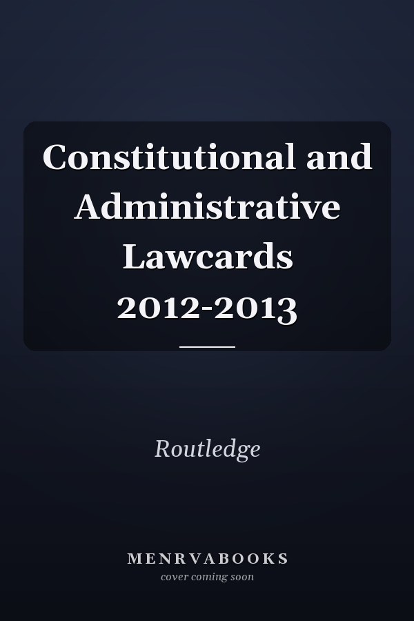 Constitutional and Administrative Lawcards