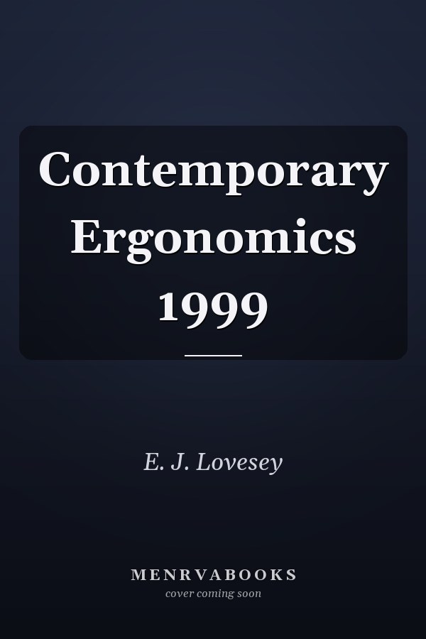 Contemporary Ergonomics 1999
