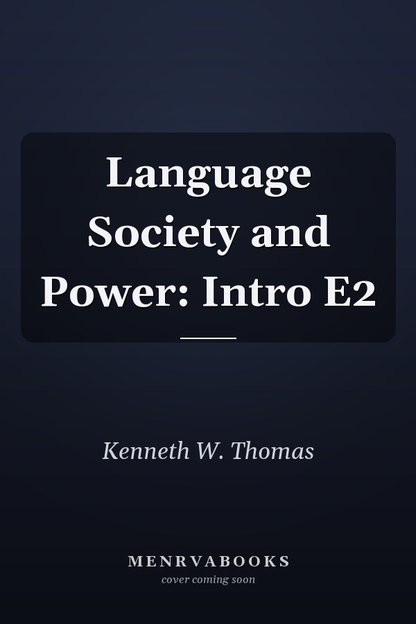 Language, Society and Power: An Introduction