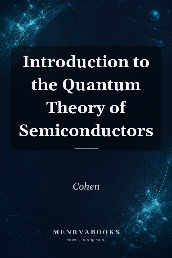 Introduction to the Quantum Theory of Semiconductors