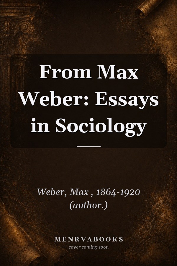 From Max Weber: Essays in Sociology