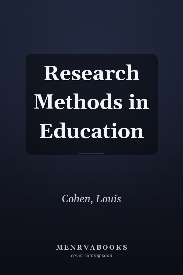 Research Methods in Education