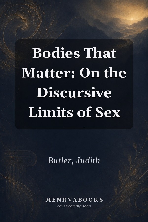 Bodies That Matter: On the Discursive Limits of Sex