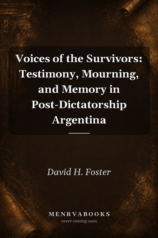 Voices of the Survivors: Testimony, Mourning, and Memory in Post-Dictatorship Argentina