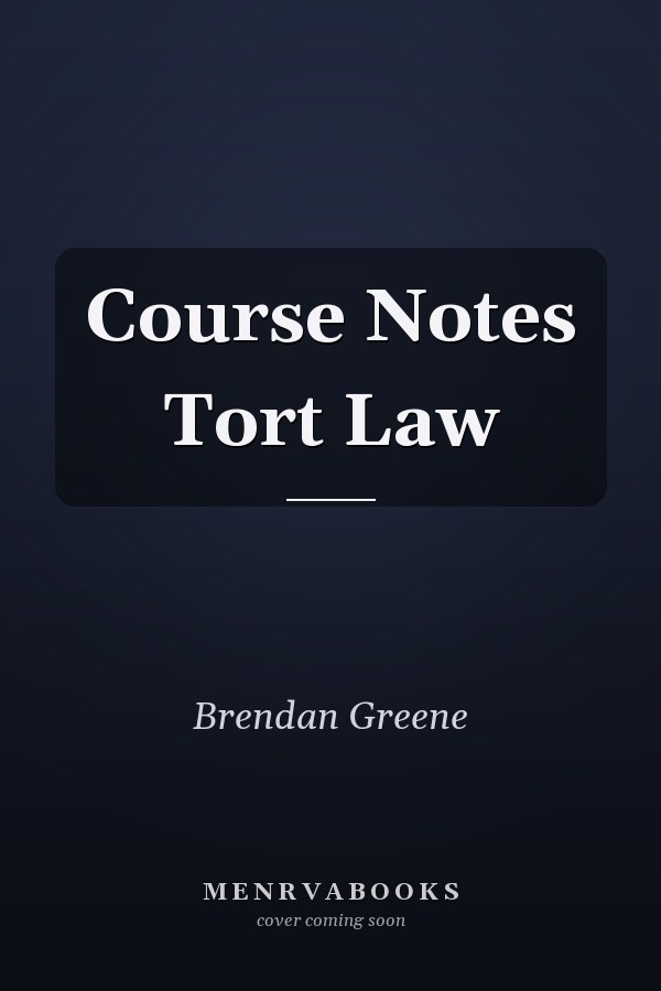 Course Notes Tort Law
