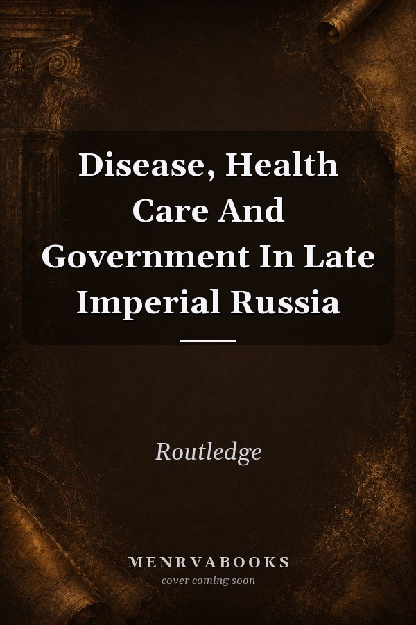 Disease, Health Care and Government in Late Imperial Russia