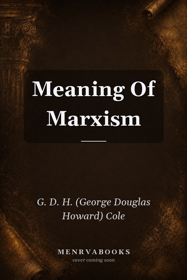 Meaning Of Marxism